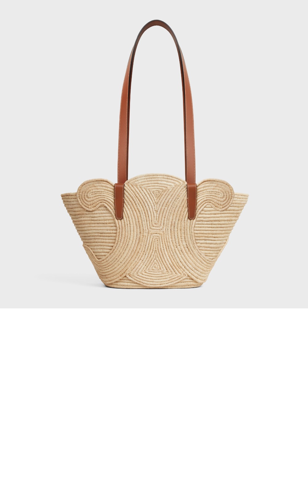 트리오페 스몰 라피아 버킷백 117022 > Triomphe - 트리오페