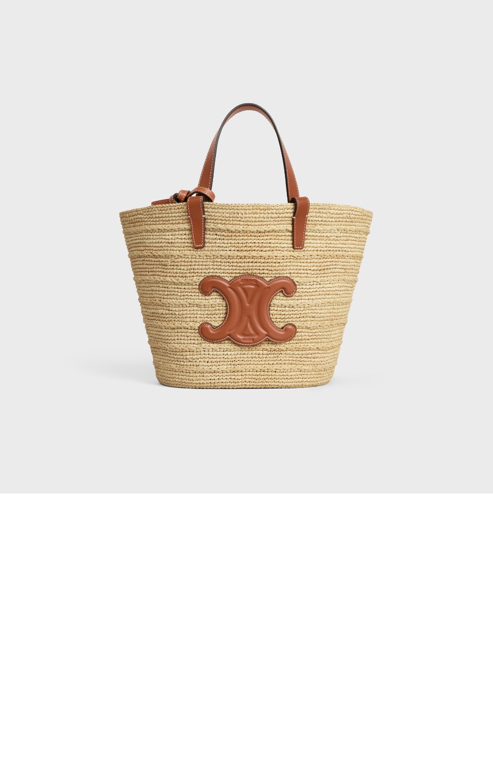 트리오페 틴 라피아 버킷백 115802 > Triomphe - 트리오페