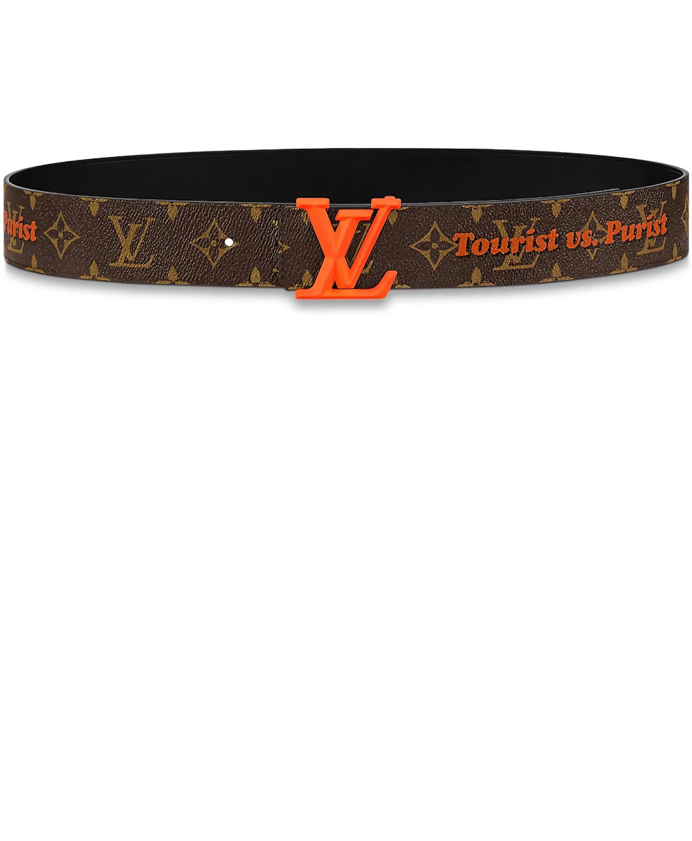 오래된 레터링 그래피티 벨트 MP304V > 루이비통