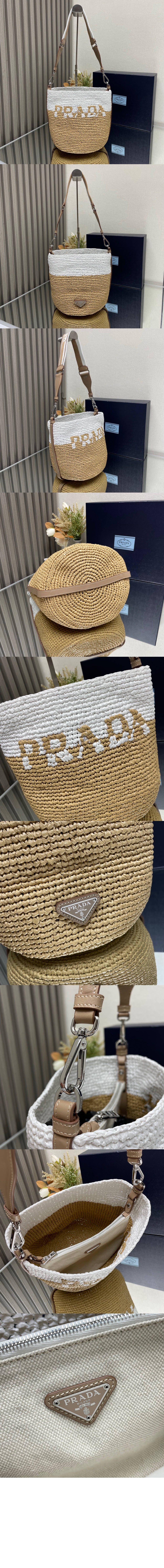 장식 버킷백 1BE063 > Raffia Crochet - 라피아크로셰