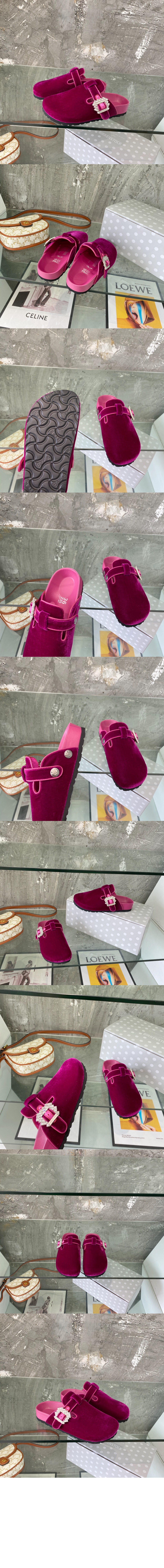 벨벳 슬리퍼 > slippers - 슬리퍼