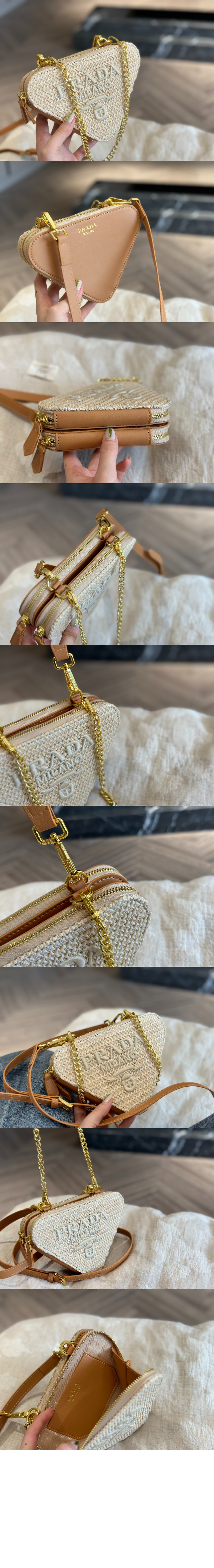 미니 파우치 1NR015 > Raffia Crochet - 라피아크로셰