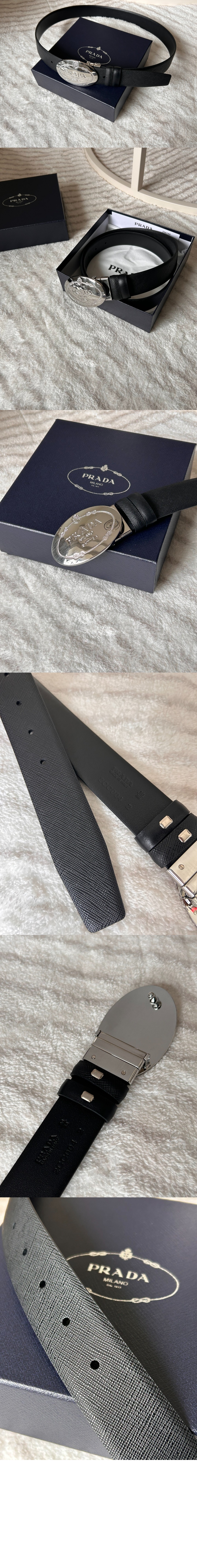 로고 사피아노 벨트 2CF016 > 프라다