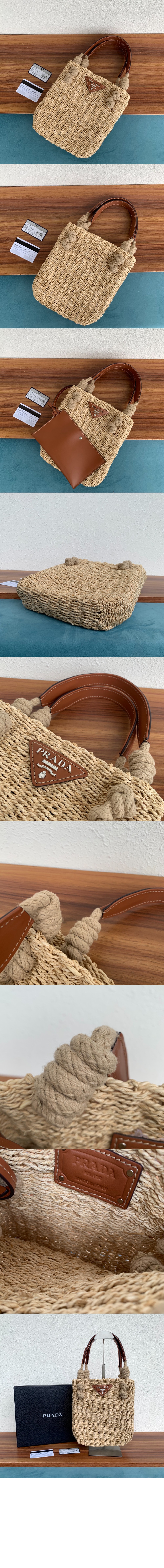 트리밍 토트백 1BG327 > Raffia Crochet - 라피아크로셰