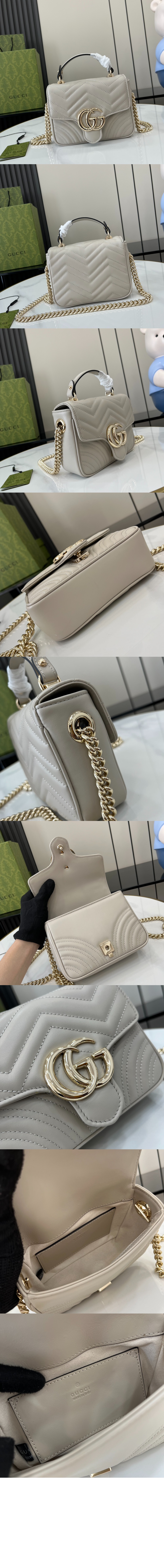 GG 마몽 미니 탑 핸들백 811238 > GG Marmont - GG 마몽