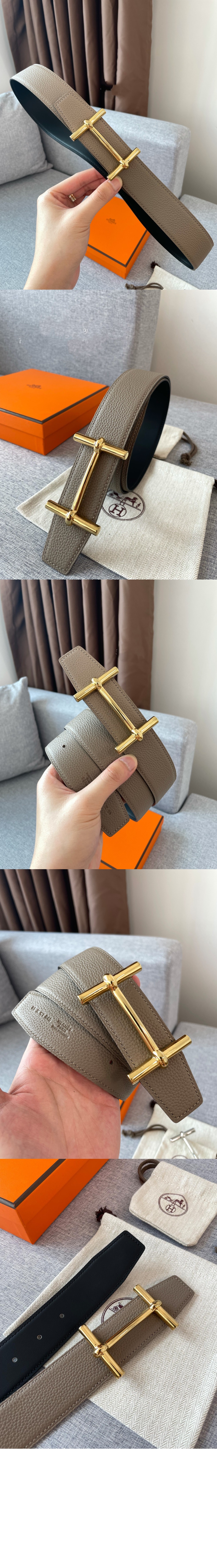 앙크레 리버서블 벨트 > 에르메스