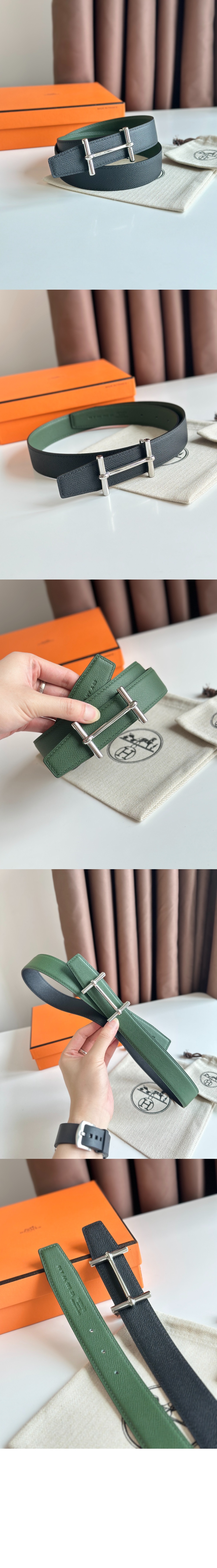 앙크레 리버서블 벨트 > 에르메스