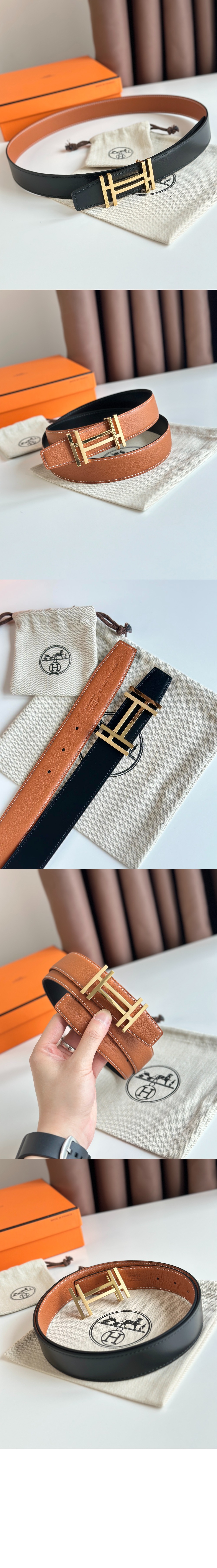 까레 리버서블 벨트 > 에르메스