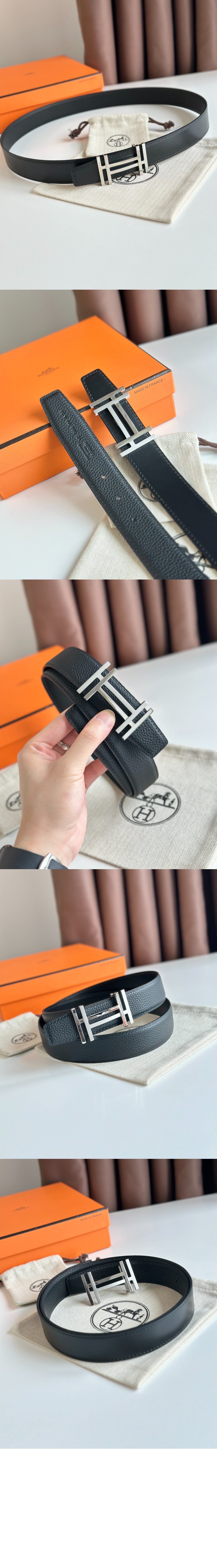 까레 리버서블 벨트 > 에르메스