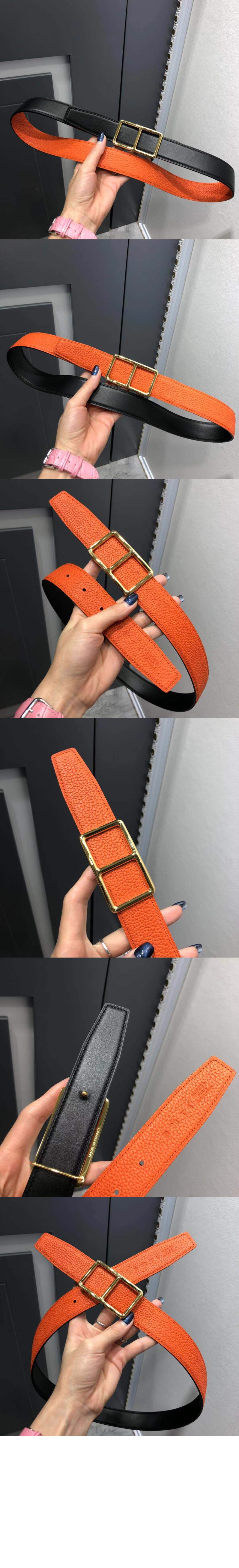 부클레 H 리버서블 벨트 > 에르메스