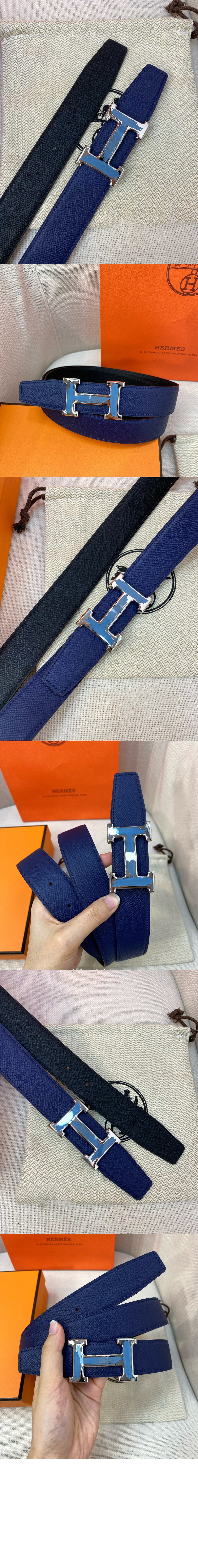 브러시 버클 리버서블 벨트 > 에르메스