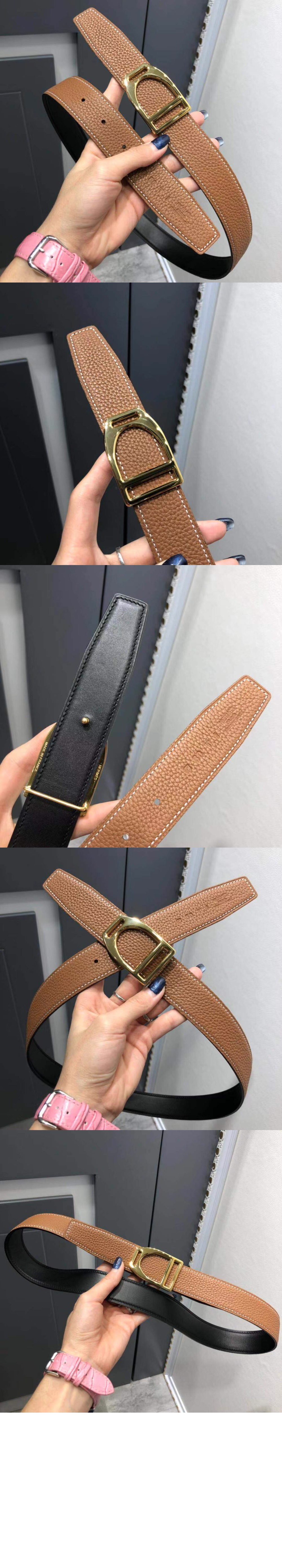 부클레 H 리버서블 벨트 > 에르메스