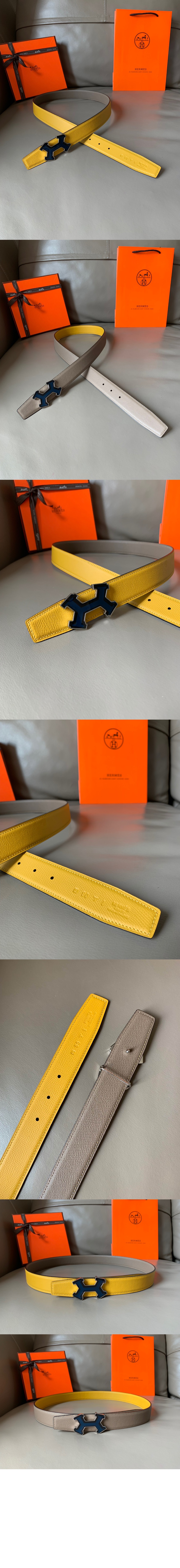 부클레 H 리버서블 벨트 > 에르메스