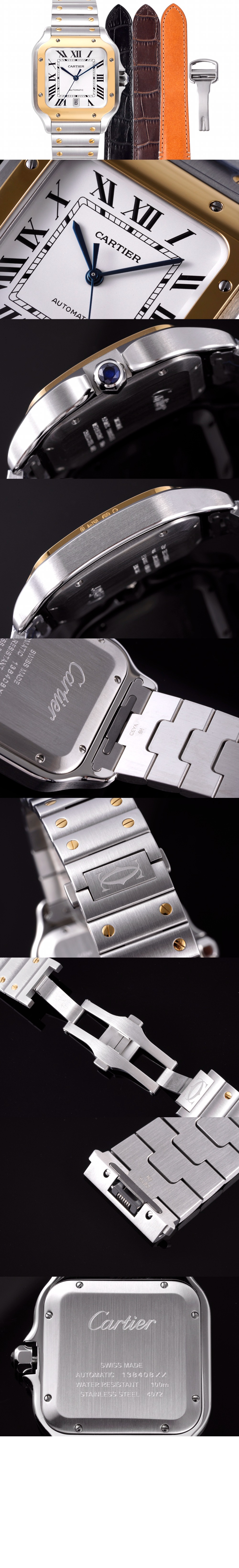 산토스 드 까르띠에 워치 39.8 W2SA0009 > Santos - 산토스