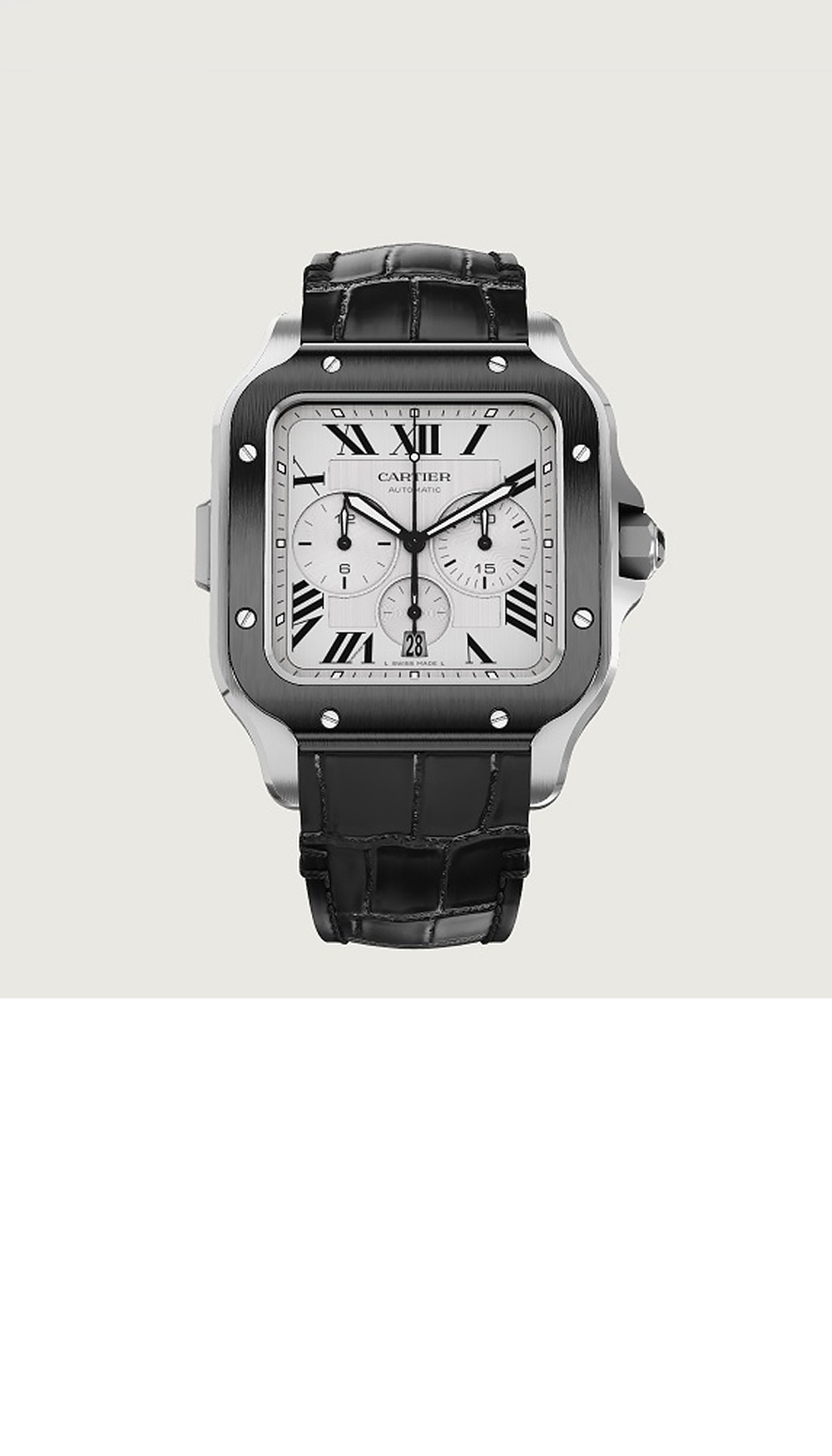 산토스 드 까르띠에 크로노그래프 워치 43.3 WSSA0017 > Santos - 산토스