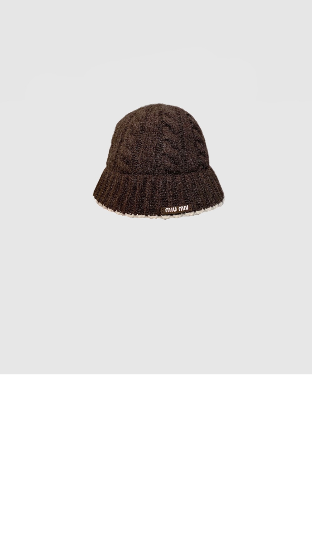 니트 벙거지 5HC264 > 미우미우