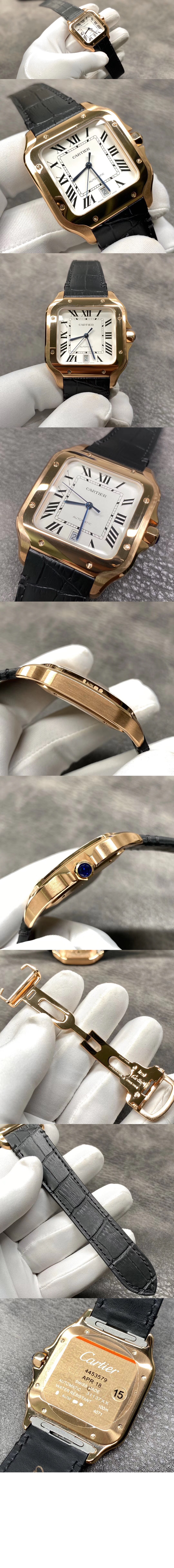 산토스 드 까르띠에 워치 35 WGSA0028 > Santos - 산토스