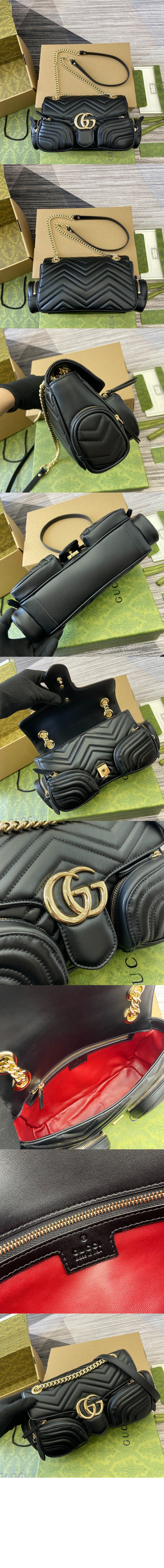 GG 마몽 스몰 멀티 포켓백 795228 > GG Marmont - GG 마몽