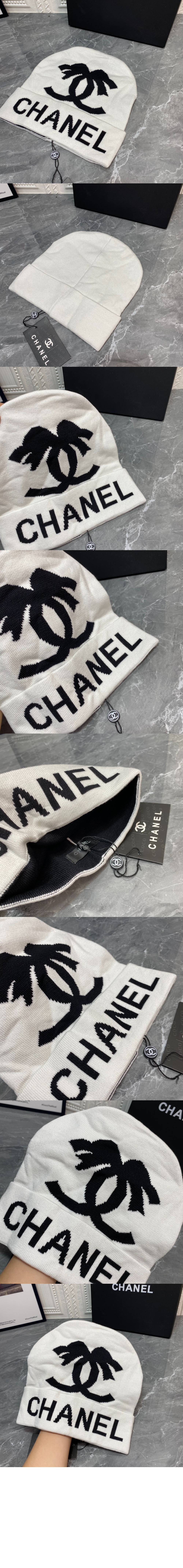 니트 비니 AA3433 > 샤넬