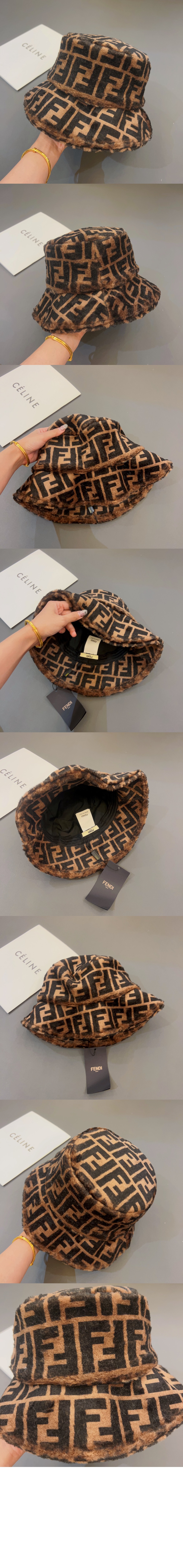 램스울 벙거지 FXQ412 > 펜디