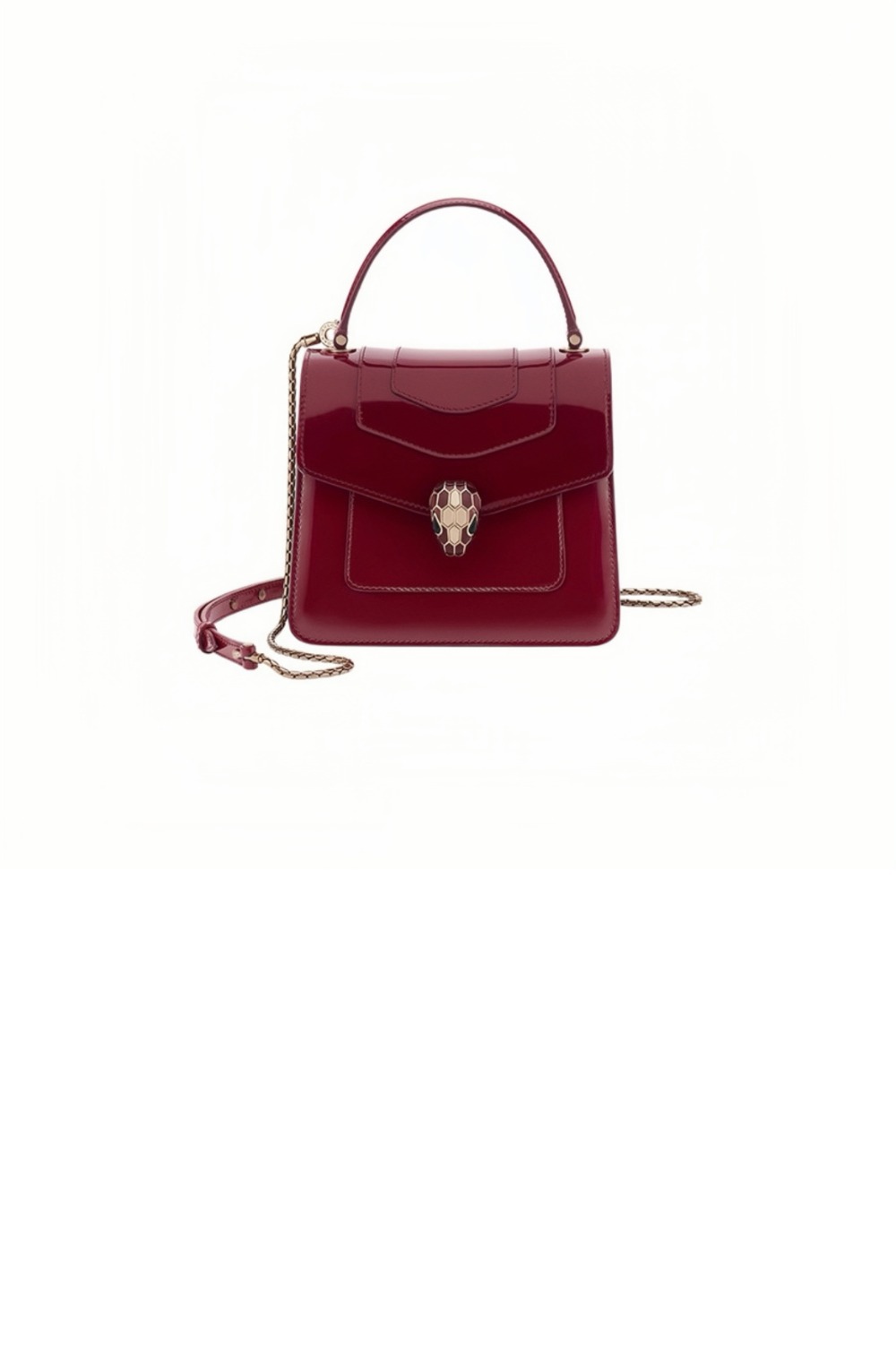 스몰 타조 가죽 체인백 383290 > Serpenti Forever - 세르펜티 포에버