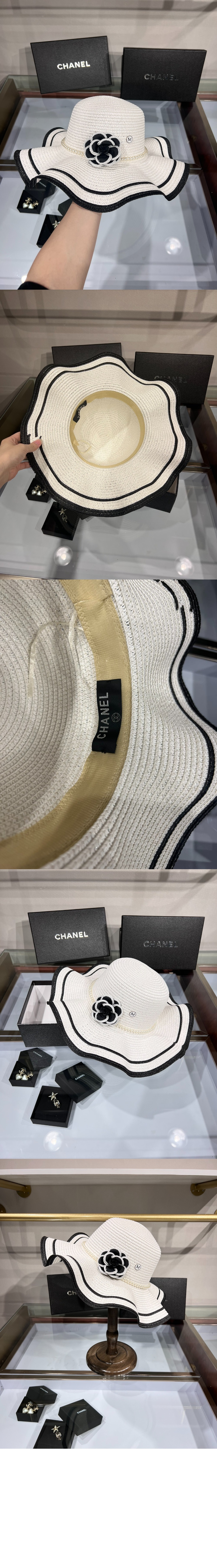 웨이브 비치모자 AA5314 > 샤넬