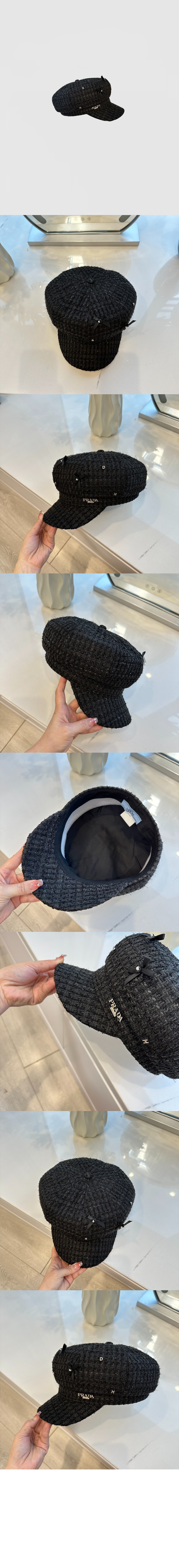 팔각 모자 2HC843 > 프라다