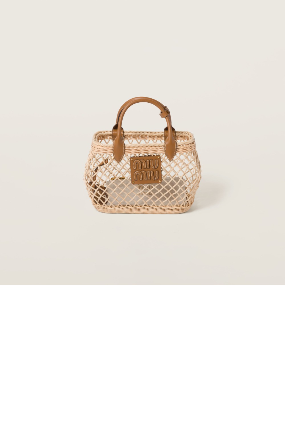 가죽 트림 우븐 패브릭 핸드백 5BA286 > Etc - 기타제품