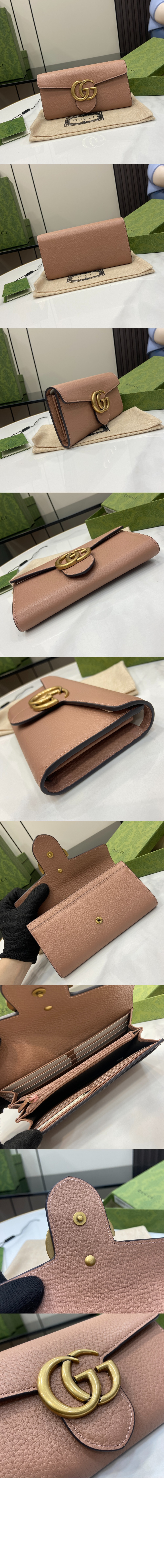 GG마몬트 레더 장지갑 400586 > GG Marmont - GG 마몽