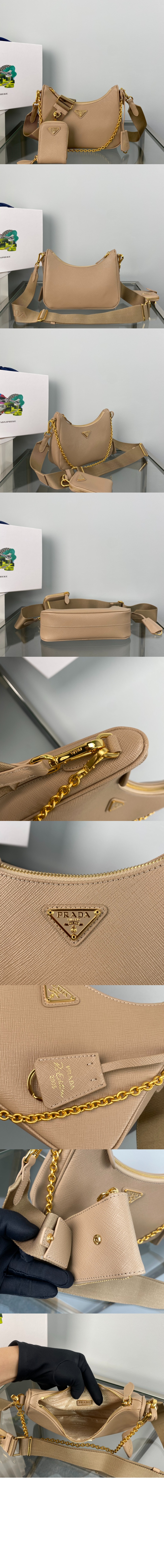 프라다 리에디션 가죽 숄더백 1BH204 > Re-Edition - 리에디션