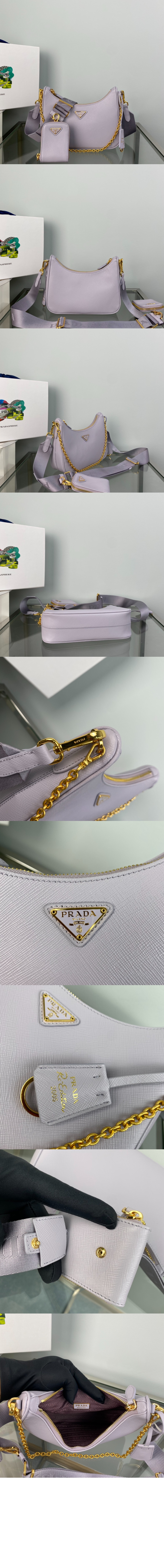 프라다 리에디션 가죽 숄더백 1BH204 > Re-Edition - 리에디션