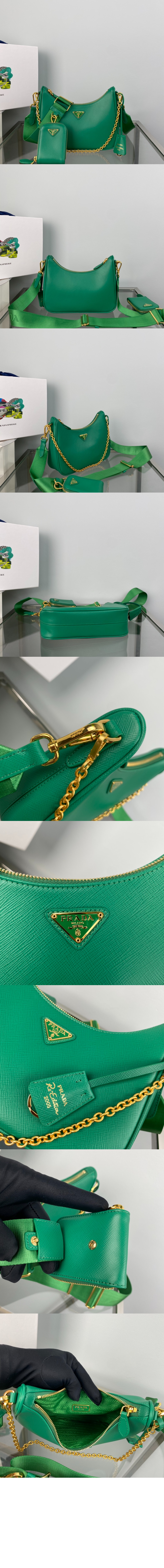 프라다 리에디션 가죽 숄더백 1BH204 > Re-Edition - 리에디션