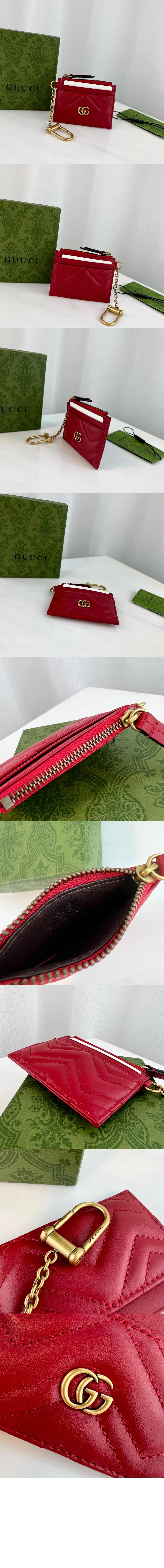 GG 마몽 키체인 지갑 ‎627064 > GG Marmont - GG 마몽