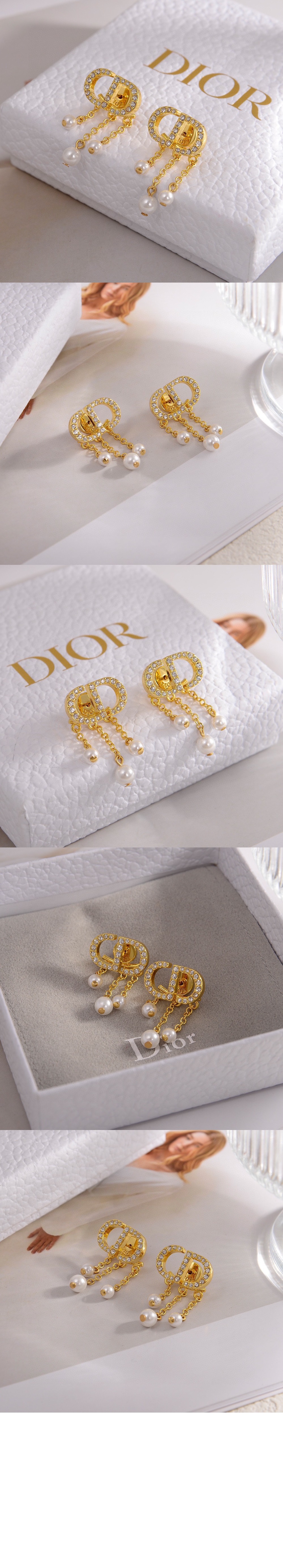쁘띠 CD 귀걸이  E1549 > 디올