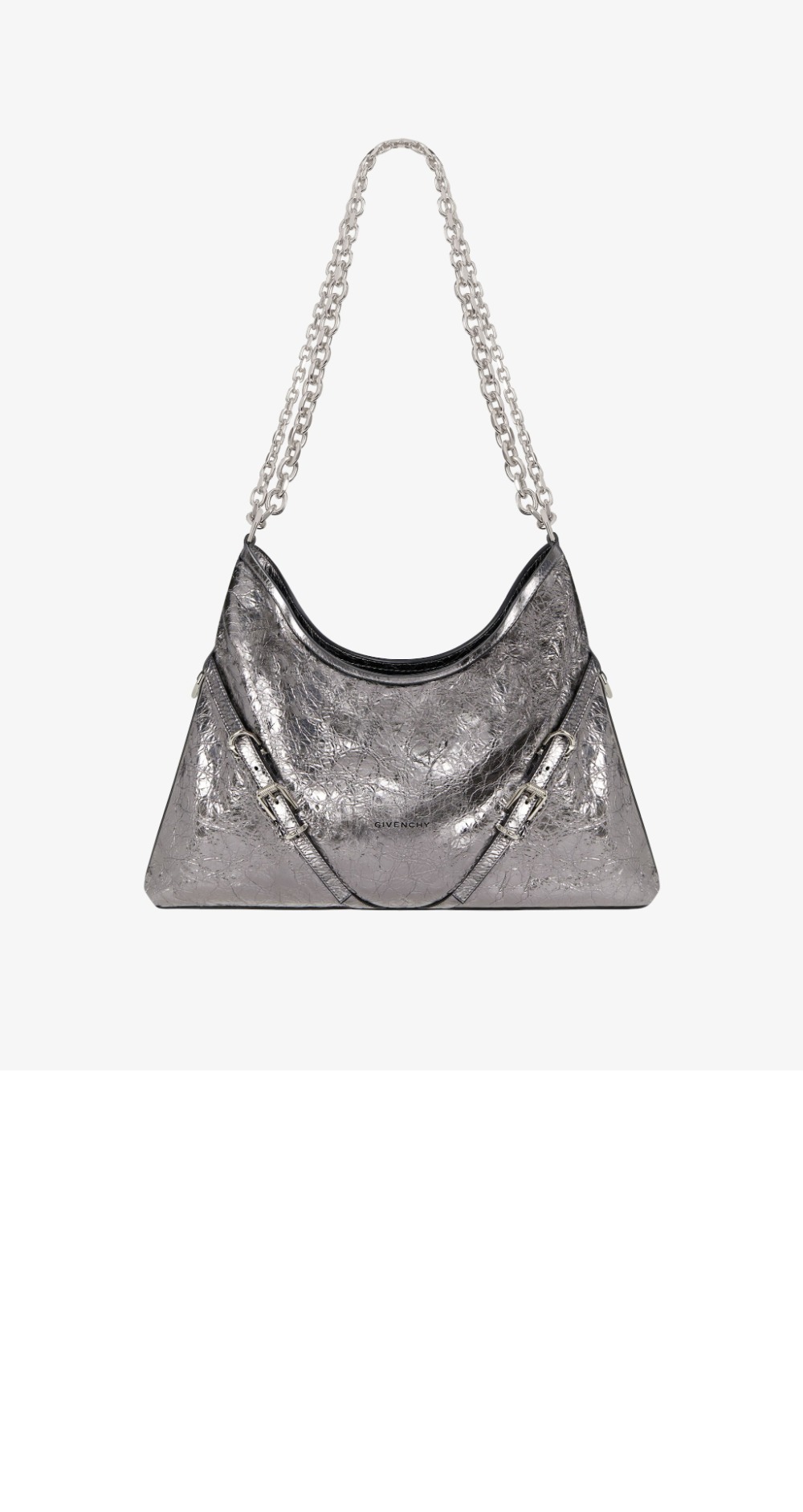 부아유 Chain 라미네이티드 가죽 미디엄백 > Voyou - 보유