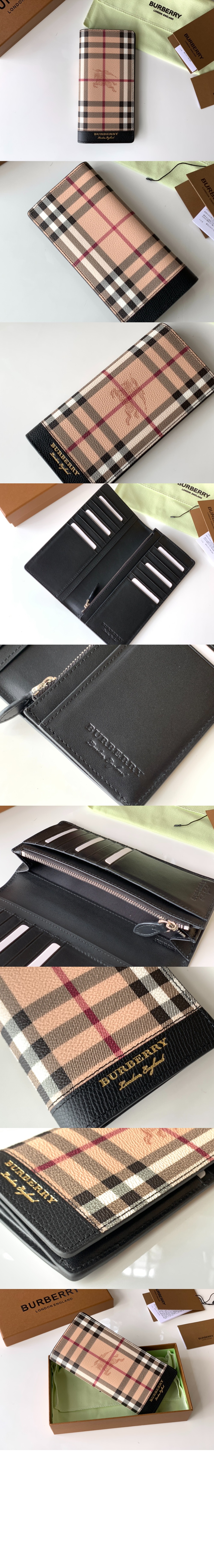 체크 패치워크 장지갑 40652351 > Vintage Check Wallet - 빈티지 체크 지갑