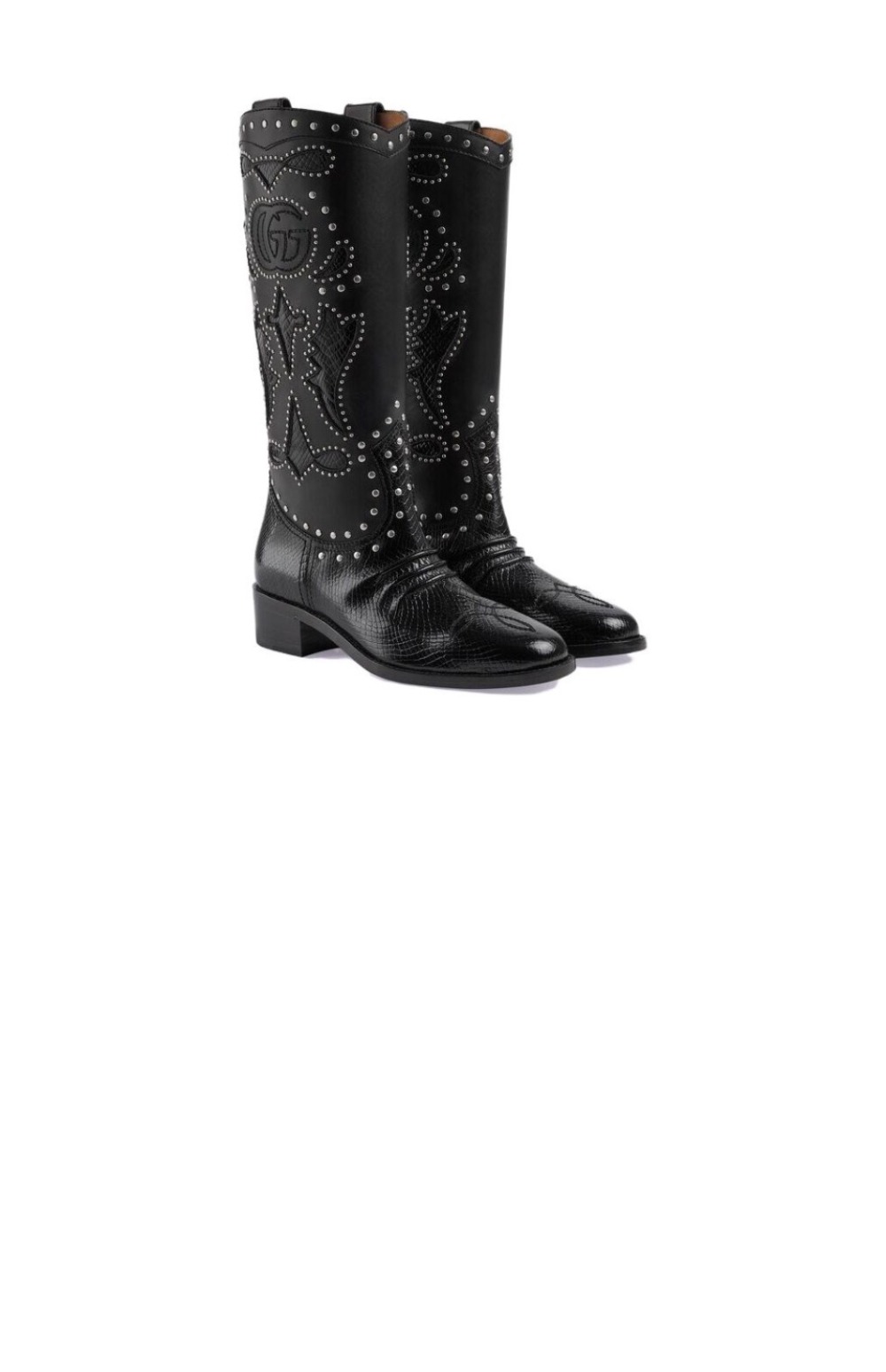 더블 G스터드 장식의 부츠 719839 > Double G - 더블 G
