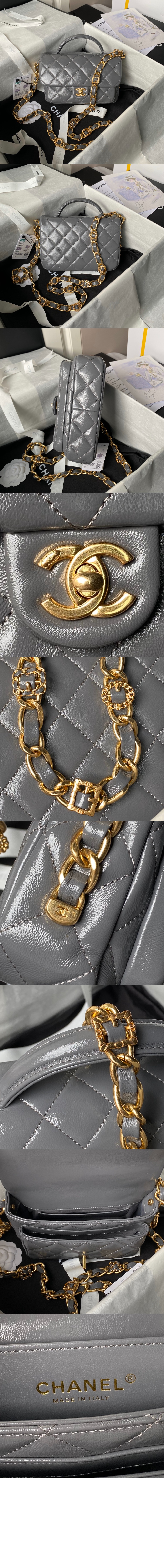 핸들 장식의 미니 플랩백 AS4992 > Etc - 기타제품