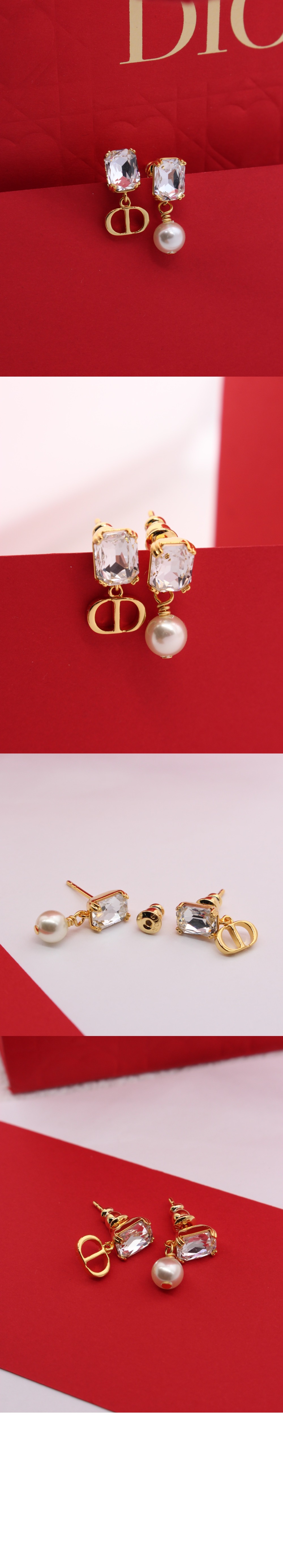 디올 Petit CD 귀걸이 E3574 > 디올