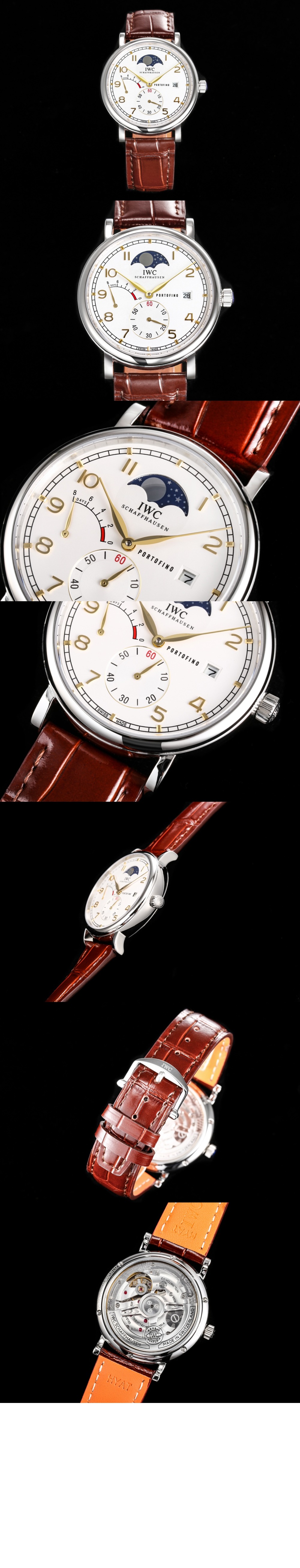포르토피노 핸드 와인드 문 페이즈 45 IW516401 > Portofino - 포르토피노