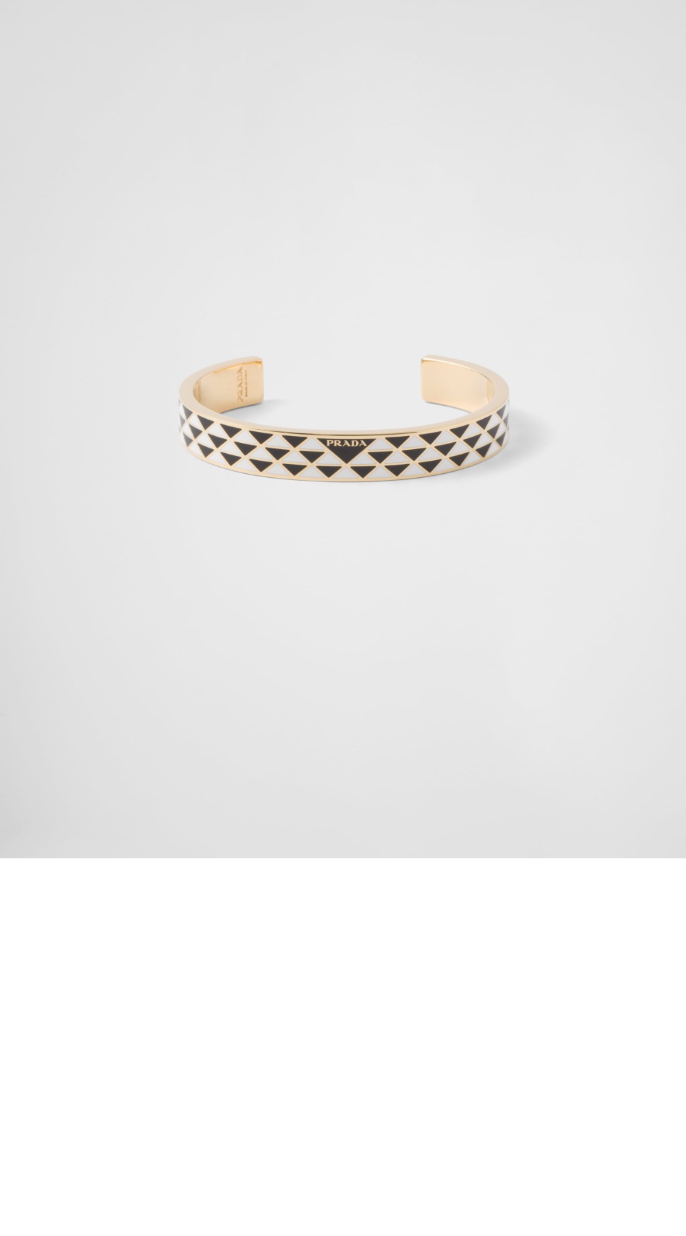 에나멜 메탈 팔찌 1IB846 > 프라다