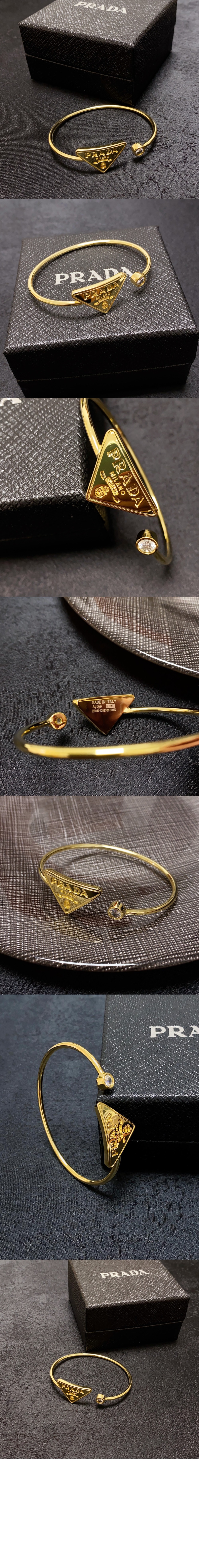 이터널 골드 뱅글 팔찌 1JB399 > 프라다