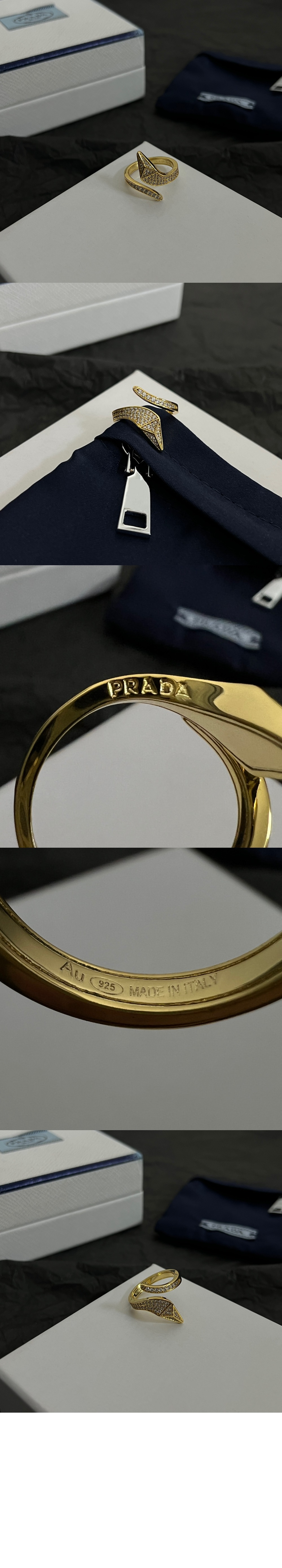 이터널 골드 스네이크 미니 링 1JA142 > 프라다