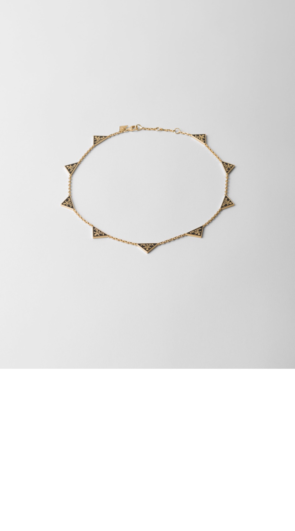 에나멜 메탈 목걸이 1IC081 > 프라다