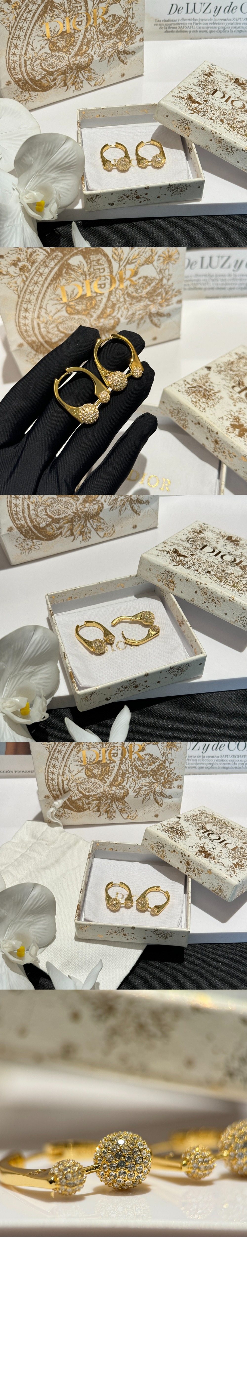 미디엄 귀걸이  E3197 > 디올