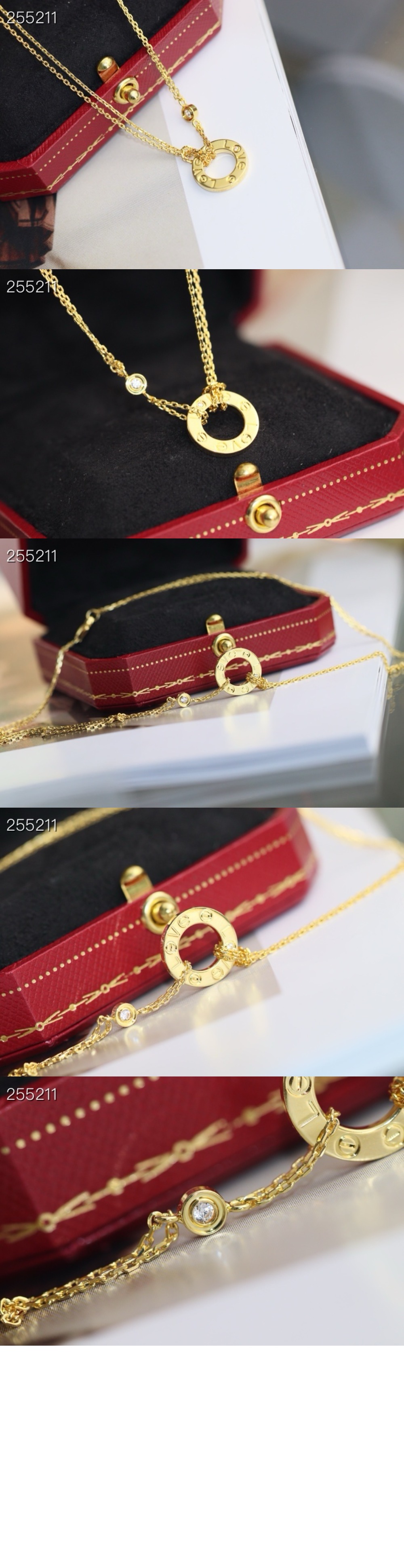 다이아몬드 2개 네크리스 B7219500 > Etc - 기타제품