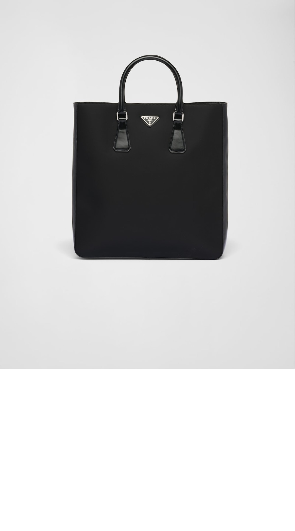 리나일론 및 브러쉬드 가죽 토트백 2VG115 > Re-Nylon - 레나일론