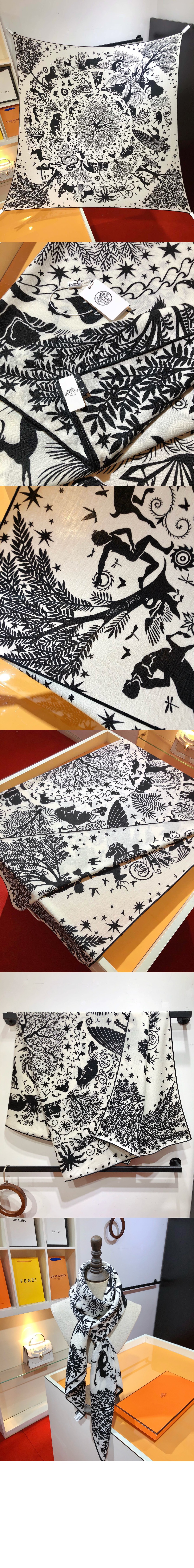 Les Folies du Faubourg 스카프 140 > 에르메스