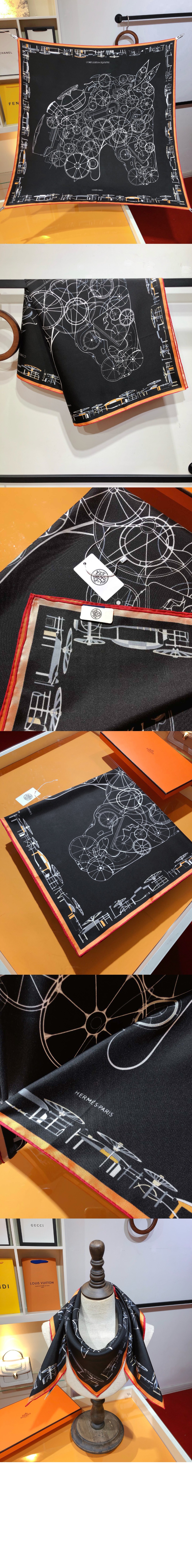 Complication Equestre 스카프 90 > 에르메스