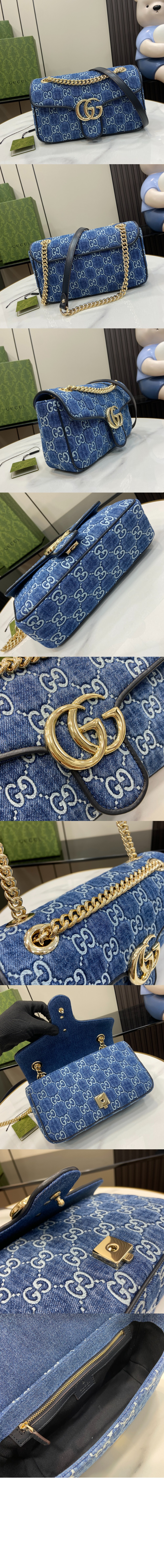 GG 마몽 스몰 숄더백 443497 > GG Marmont - GG 마몽